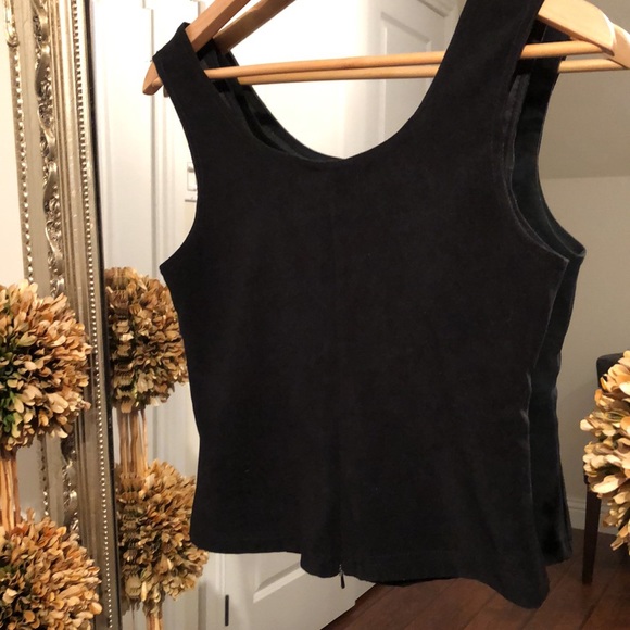 SzM faux suede sleeveless tank - Picture 3 of 4